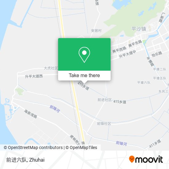 前进六队 map