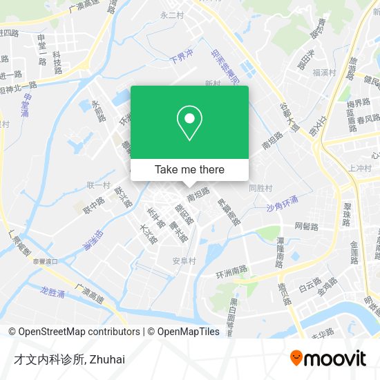 才文内科诊所 map