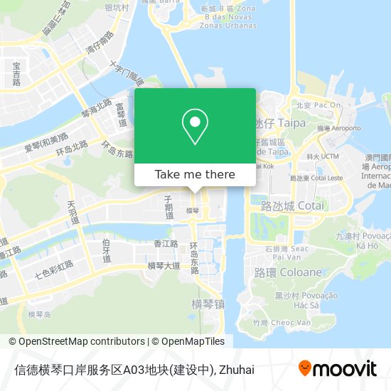 信德横琴口岸服务区A03地块(建设中) map