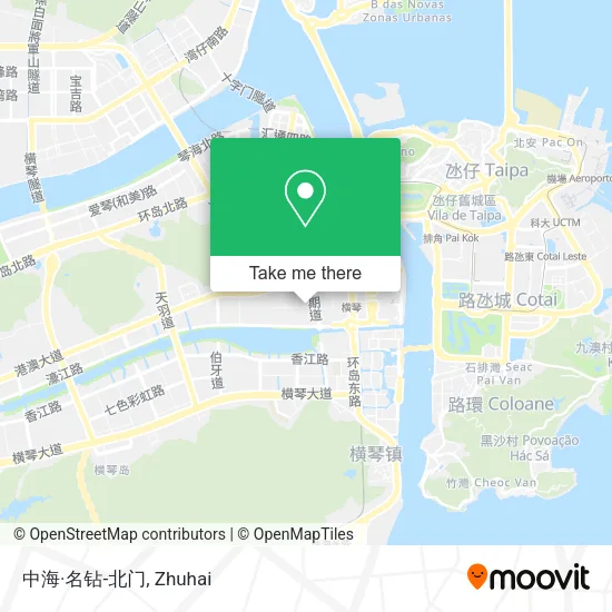 中海·名钻-北门 map