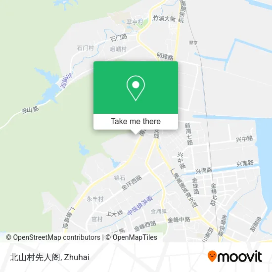 北山村先人阁 map