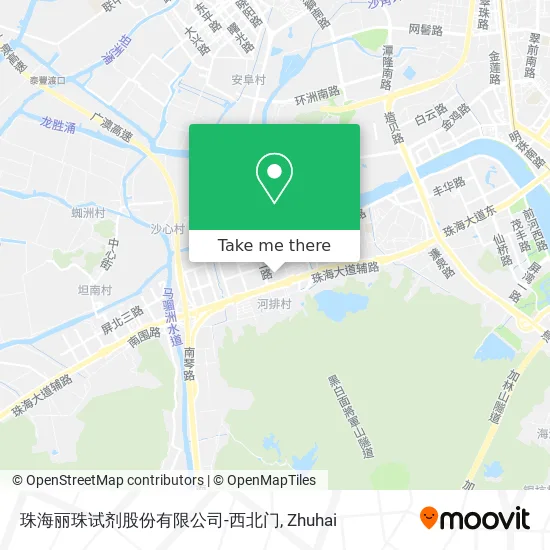 珠海丽珠试剂股份有限公司-西北门 map