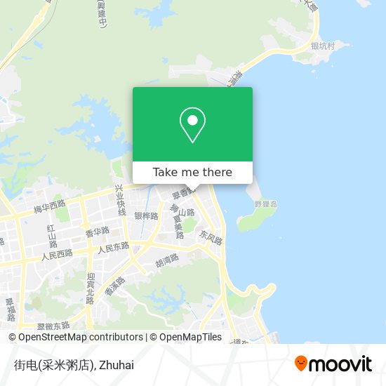 街电(采米粥店) map