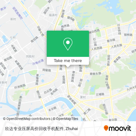欣达专业压屏高价回收手机配件 map