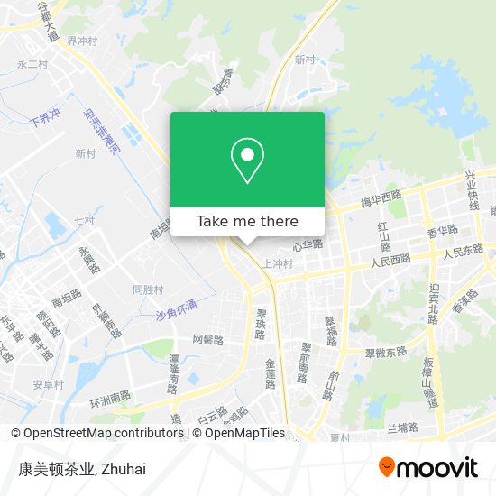 康美顿茶业 map