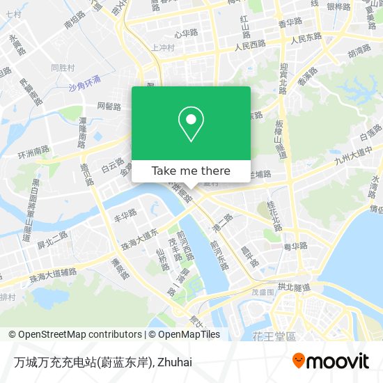 万城万充充电站(蔚蓝东岸) map