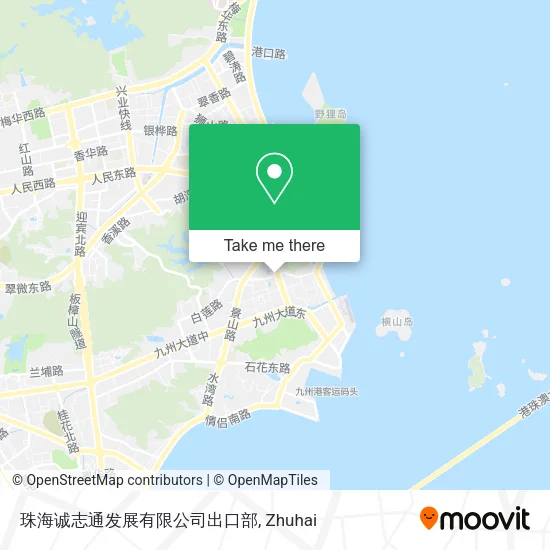 珠海诚志通发展有限公司出口部 map