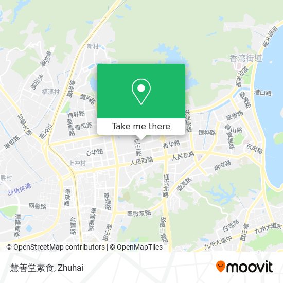 慧善堂素食 map