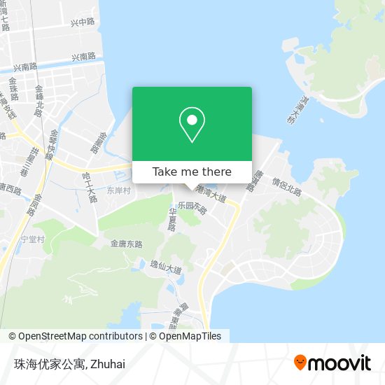 珠海优家公寓 map