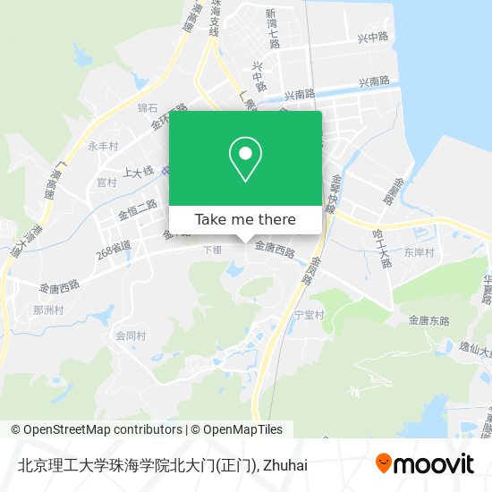北京理工大学珠海学院北大门(正门) map