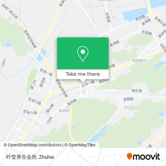纤莹养生会所 map