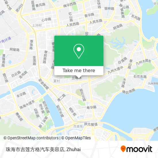 珠海市吉莲方格汽车美容店 map