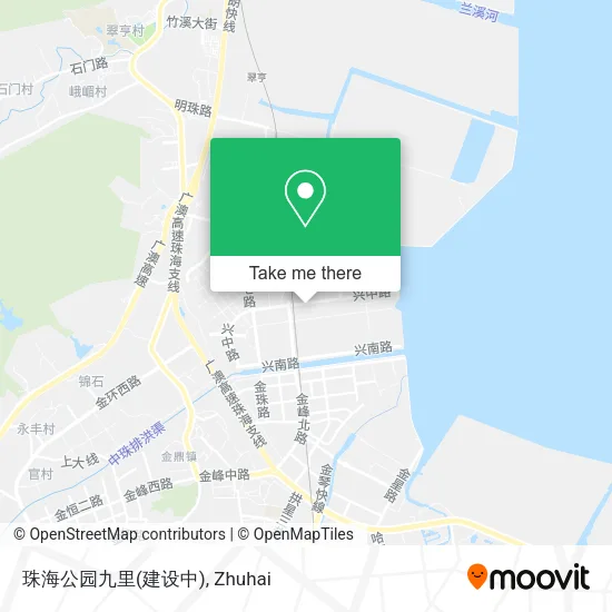 珠海公园九里(建设中) map