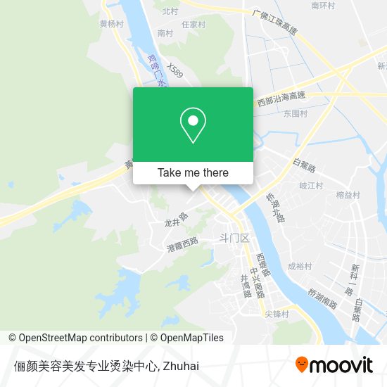 俪颜美容美发专业烫染中心 map