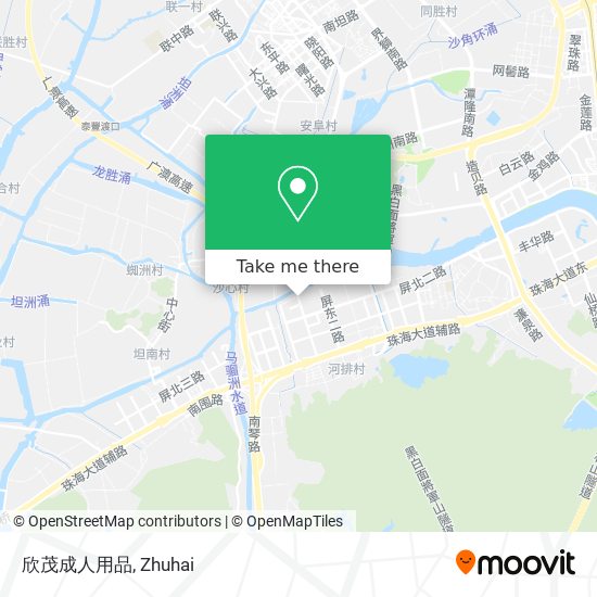 欣茂成人用品 map