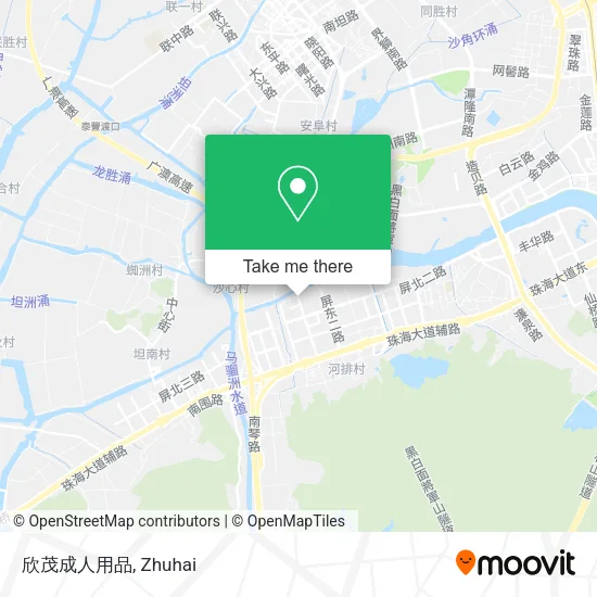 欣茂成人用品 map