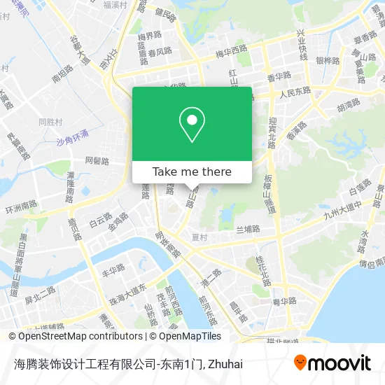 海腾装饰设计工程有限公司-东南1门 map