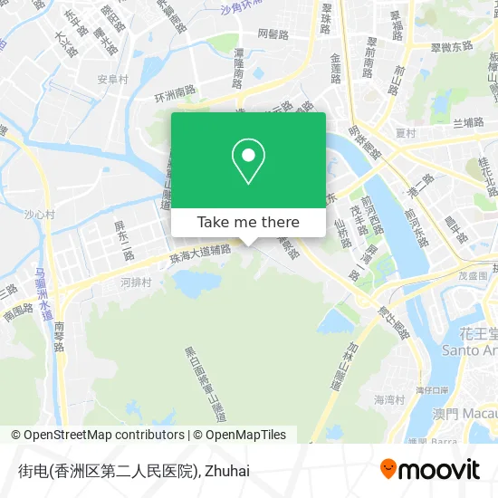 街电(香洲区第二人民医院) map