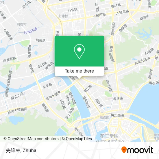 先锋林 map