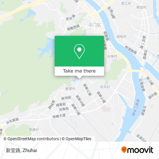 新堂路 map