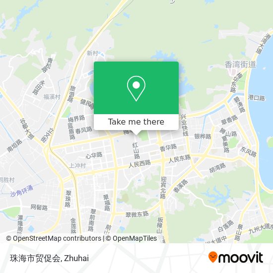 珠海市贸促会 map