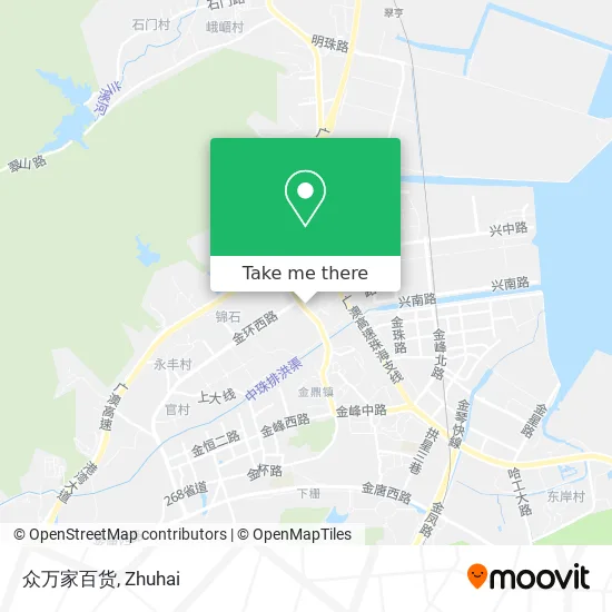 众万家百货 map