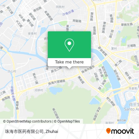 珠海市医药有限公司 map