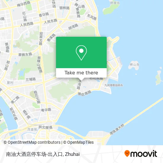 南油大酒店停车场-出入口 map