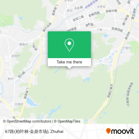 67路(柏叶林-金鼎市场) map