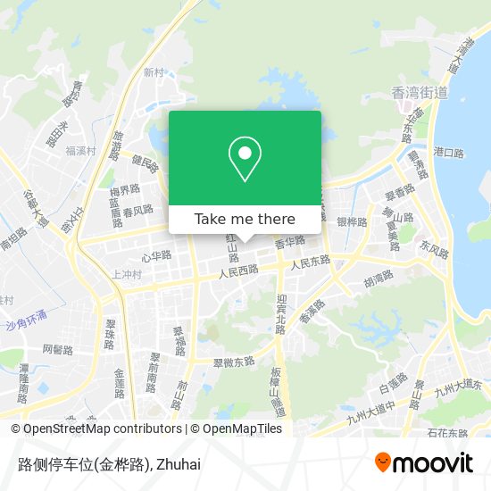路侧停车位(金桦路) map