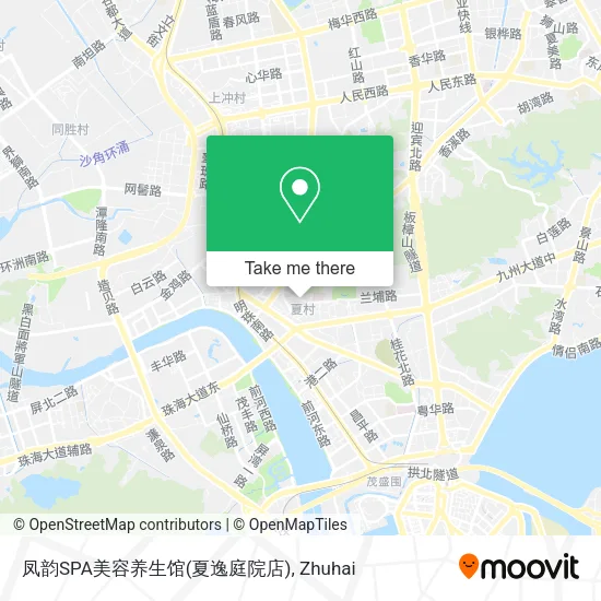 凤韵SPA美容养生馆(夏逸庭院店) map