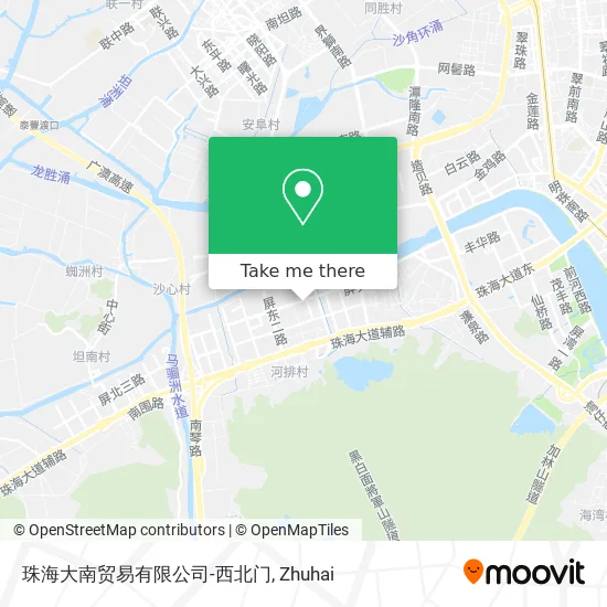 珠海大南贸易有限公司-西北门 map