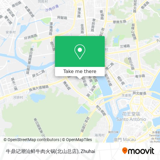 牛鼎记潮汕鲜牛肉火锅(北山总店) map