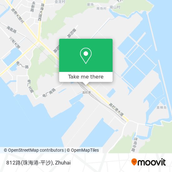 812路(珠海港-平沙) map