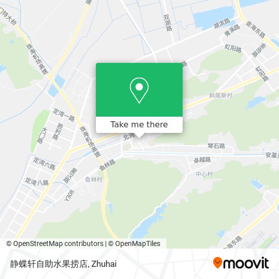 静蝶轩自助水果捞店 map