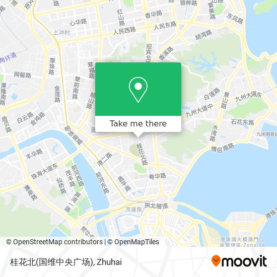 桂花北(国维中央广场) map