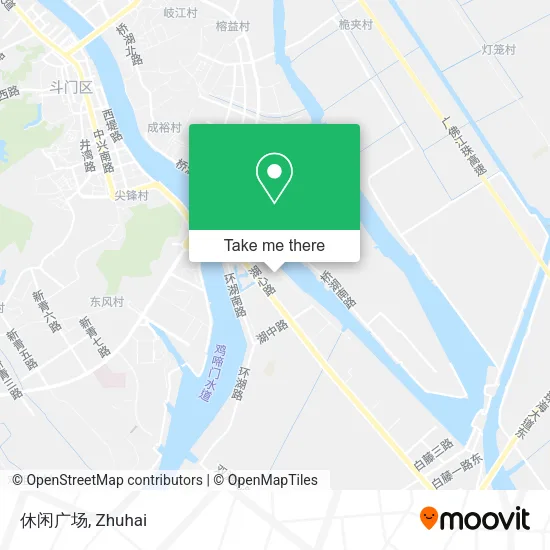 休闲广场 map