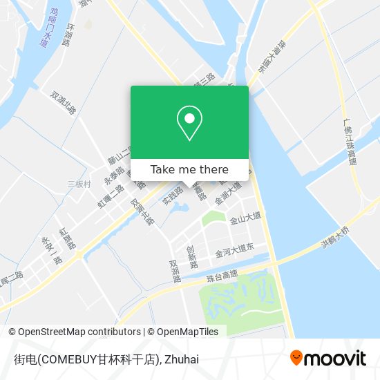 街电(COMEBUY甘杯科干店) map