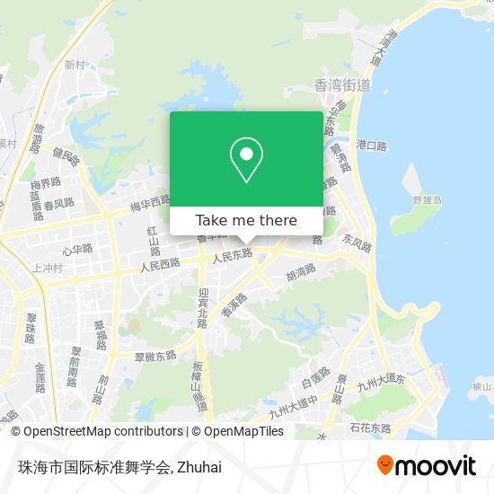 珠海市国际标准舞学会 map