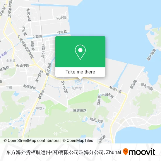 东方海外货柜航运(中国)有限公司珠海分公司 map