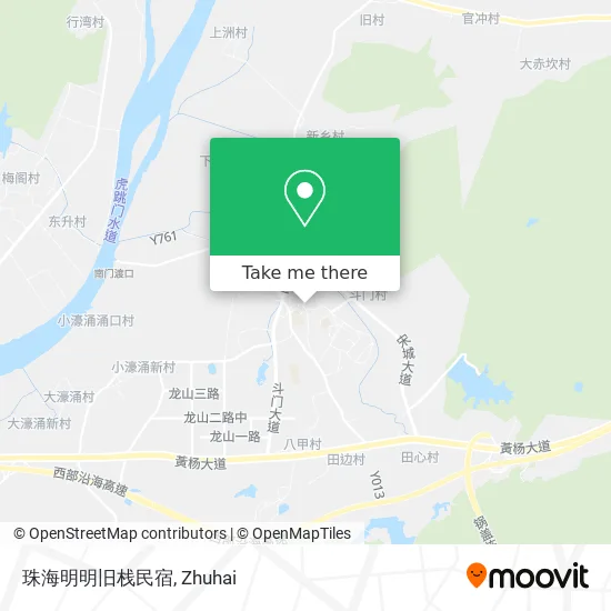 珠海明明旧栈民宿 map