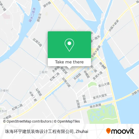 珠海环宇建筑装饰设计工程有限公司 map