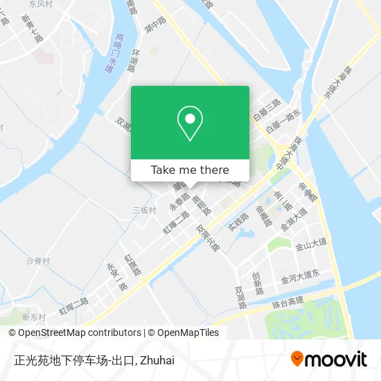 正光苑地下停车场-出口 map