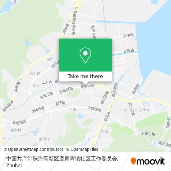 中国共产堂珠海高新区唐家湾镇社区工作委员会 map