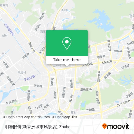 明雅眼镜(新香洲城市风景店) map