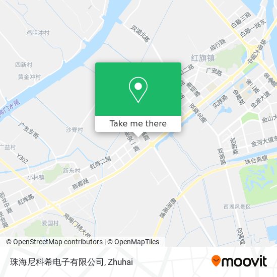 珠海尼科希电子有限公司 map