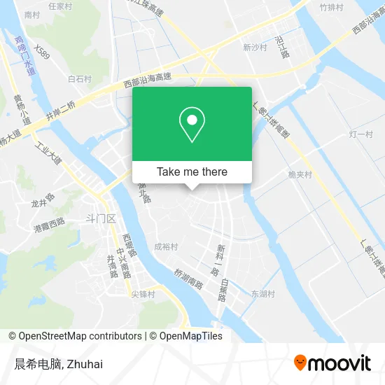 晨希电脑 map