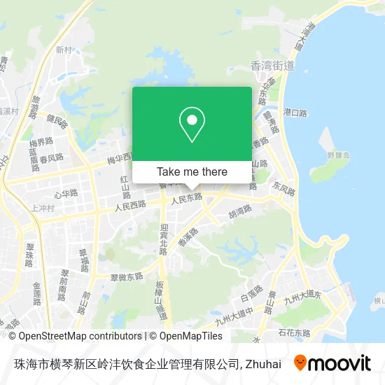 珠海市横琴新区岭沣饮食企业管理有限公司 map