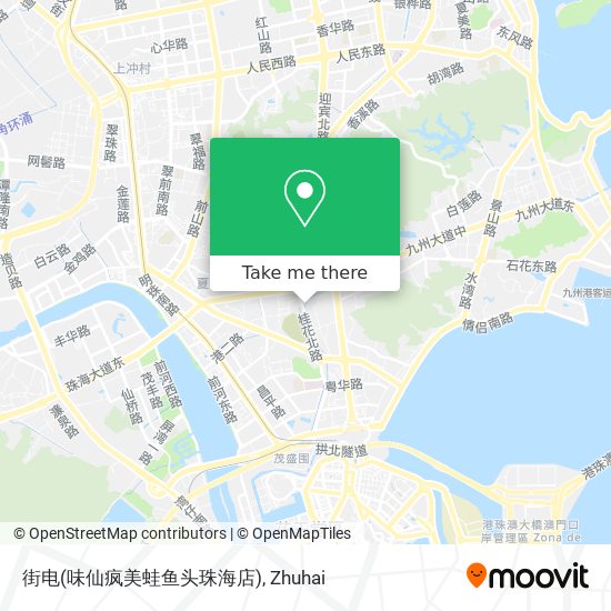 街电(味仙疯美蛙鱼头珠海店) map