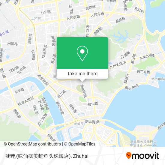 街电(味仙疯美蛙鱼头珠海店) map